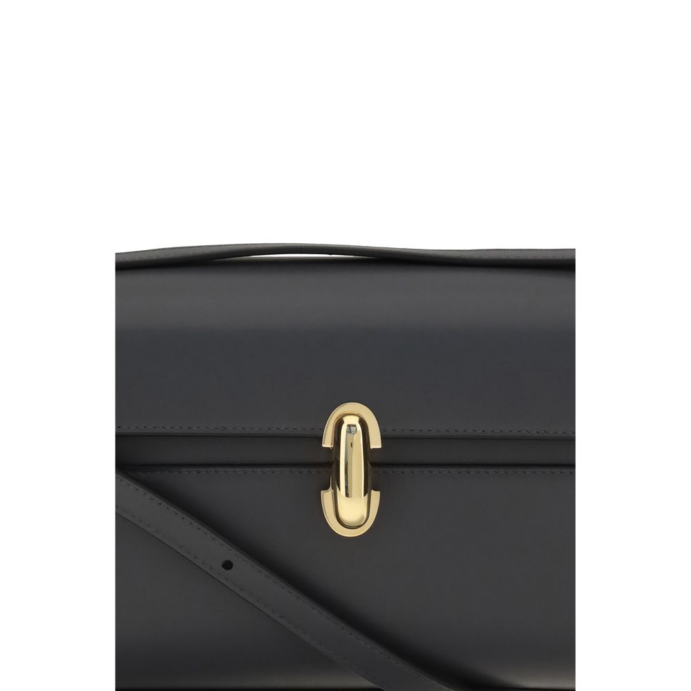 Savette Gray Calf Leather Bos Taurus Shoulder Bag - Image 4