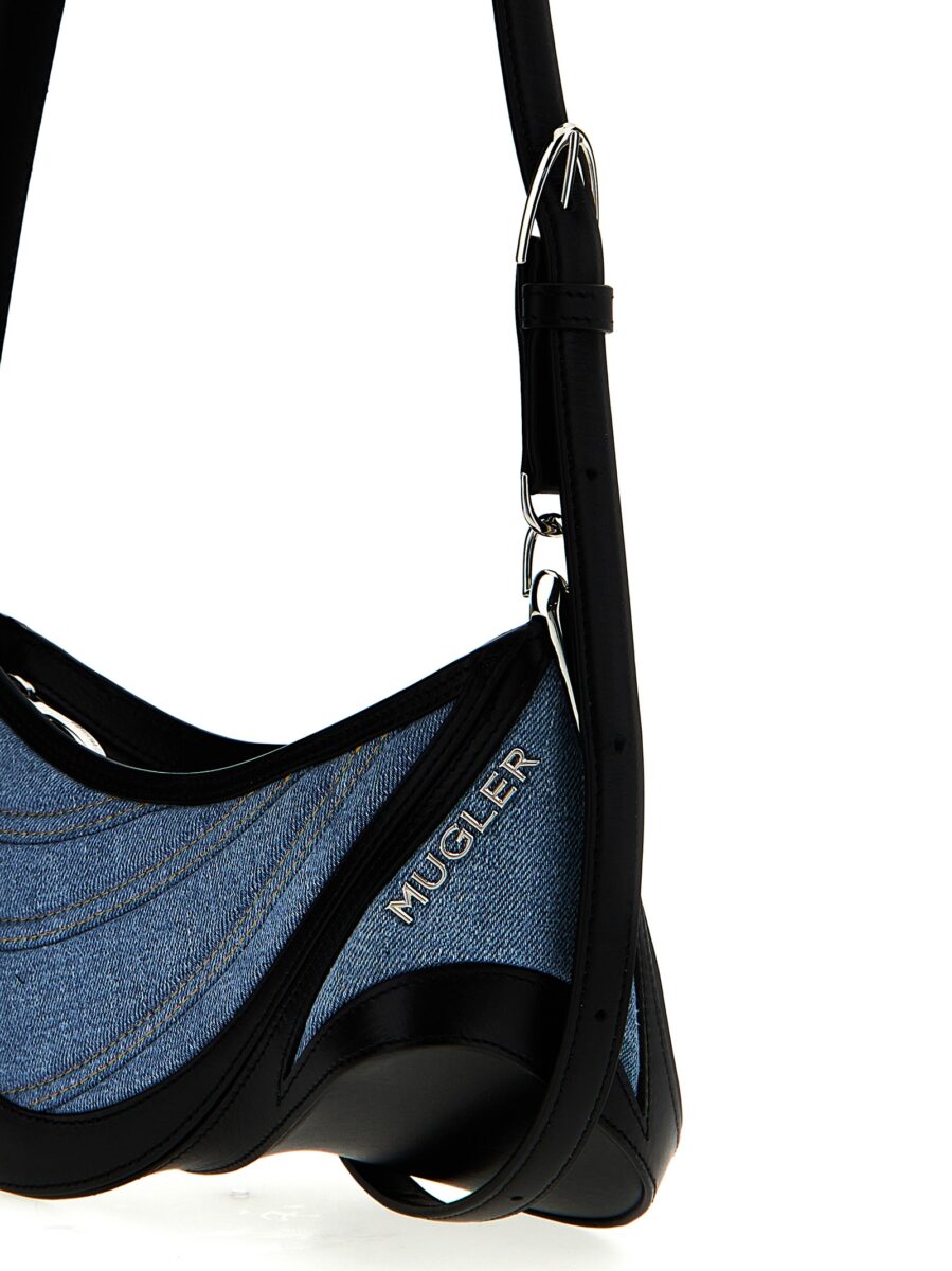 Mugler Multicolor Calfskin Shoulder Bag - Image 3