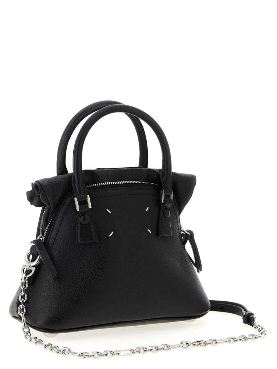 Maison Margiela Black Calfskin Handbag - Image 2