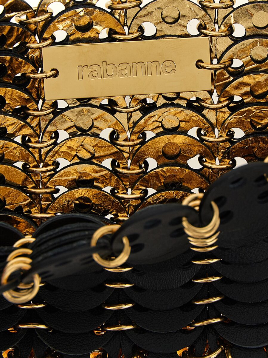 Paco Rabanne Black Calfskin Crossbody Bag - Image 4