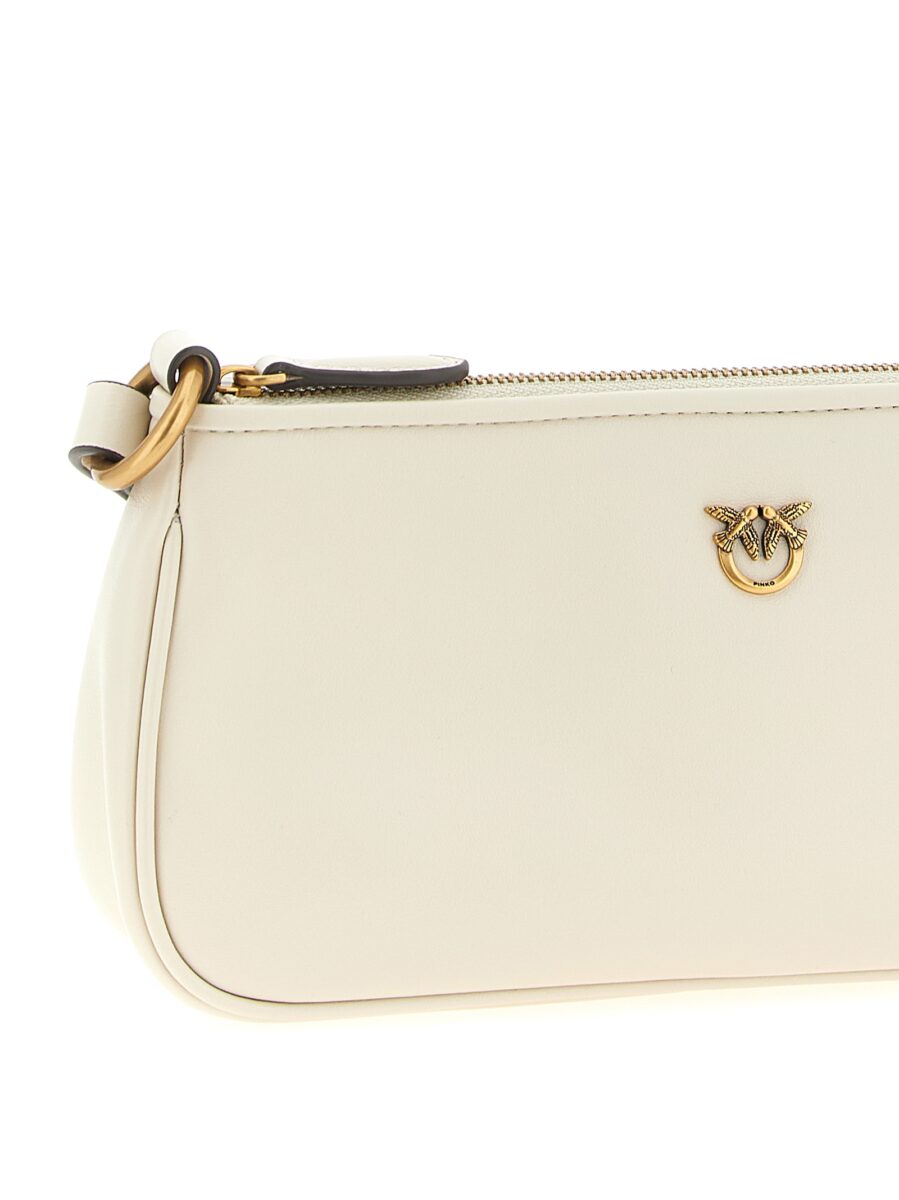 PINKO White Goatskin Crossbody Bag - Image 3