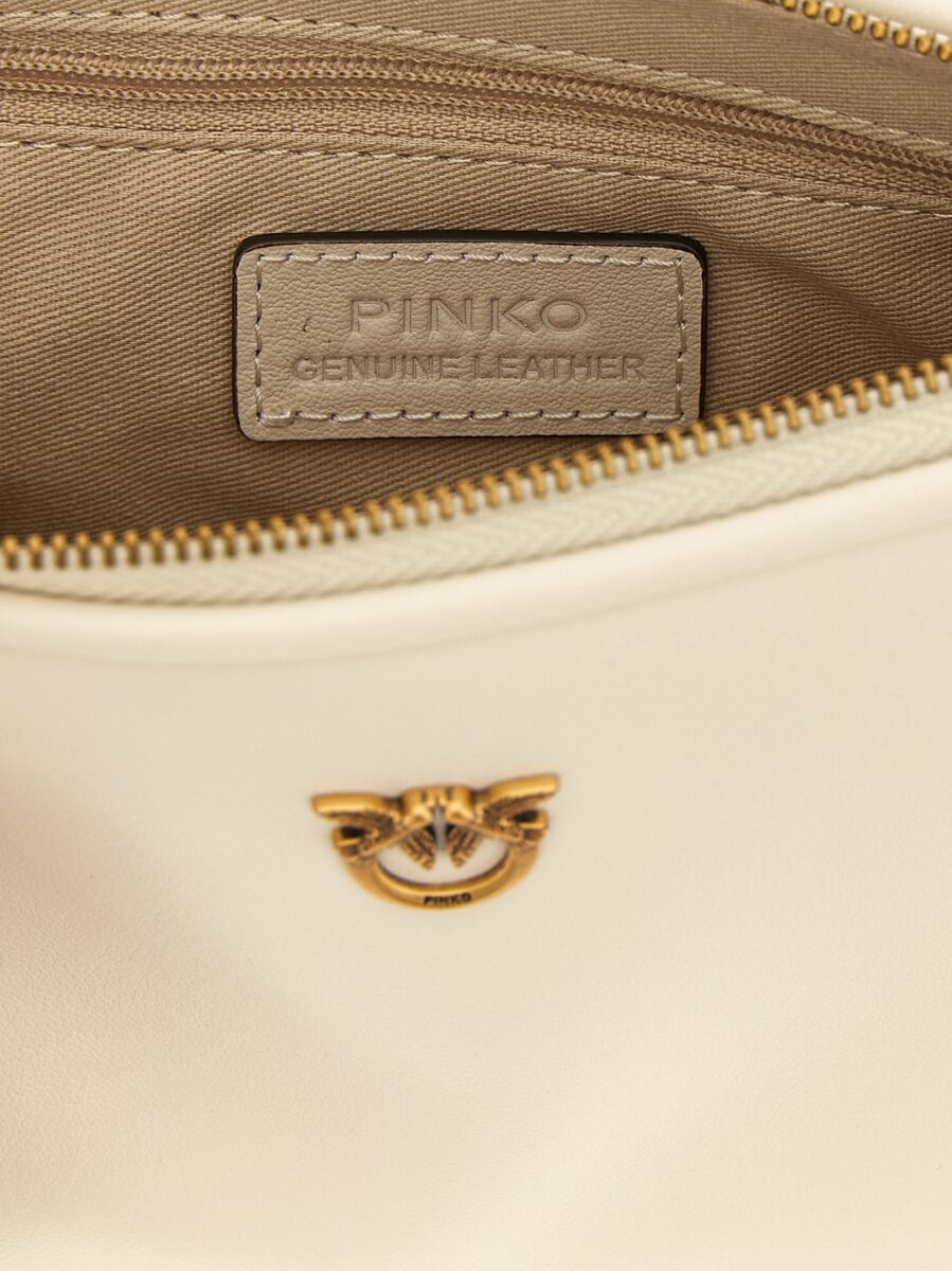 PINKO White Goatskin Crossbody Bag - Image 4