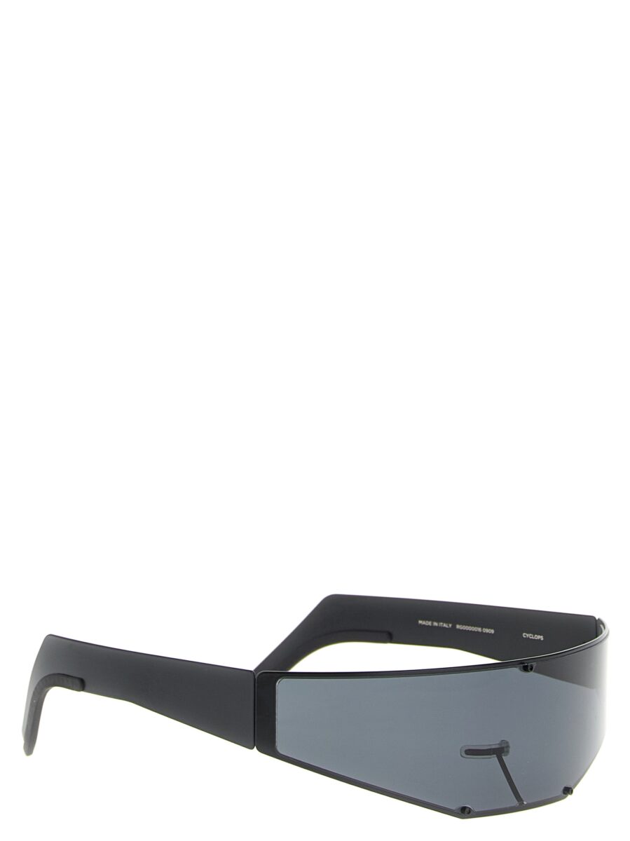 Rick Owens Black Stainless Steel Sunglasses - Image 3