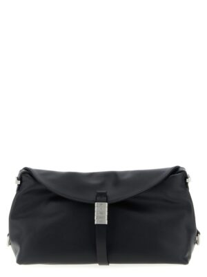 PINKO Black Goatskin Shoulder Bag