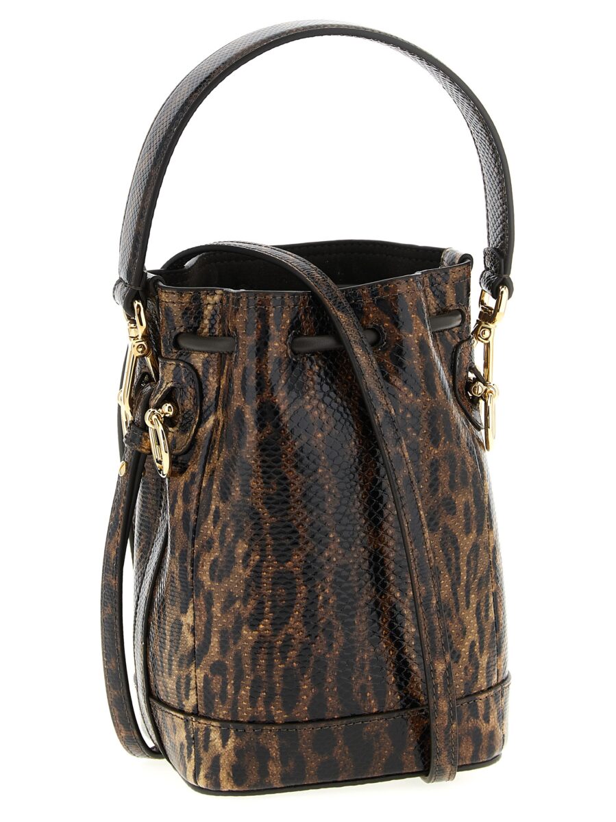 Fendi Brown Velvet Leather Handbag - Image 2