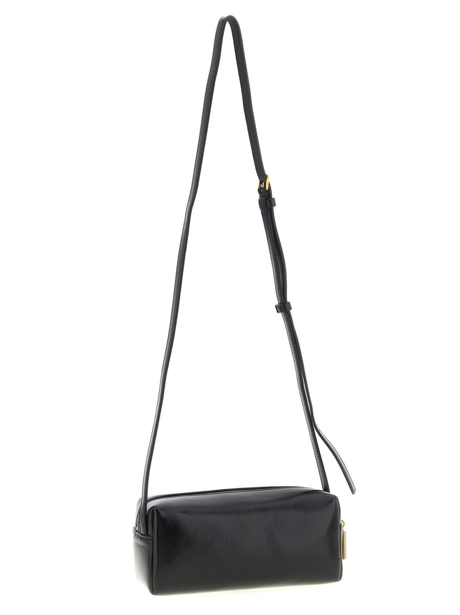 Khaite Black Calfskin Crossbody Bag - Image 2