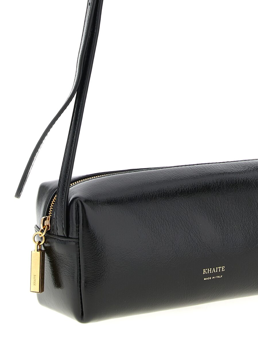 Khaite Black Calfskin Crossbody Bag - Image 3