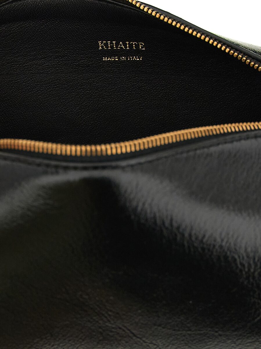 Khaite Black Calfskin Crossbody Bag - Image 4