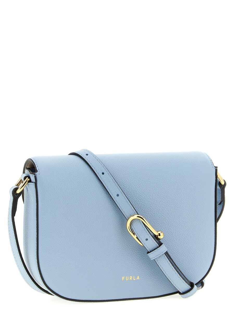 Furla Blue Calfskin Crossbody Bag - Image 2