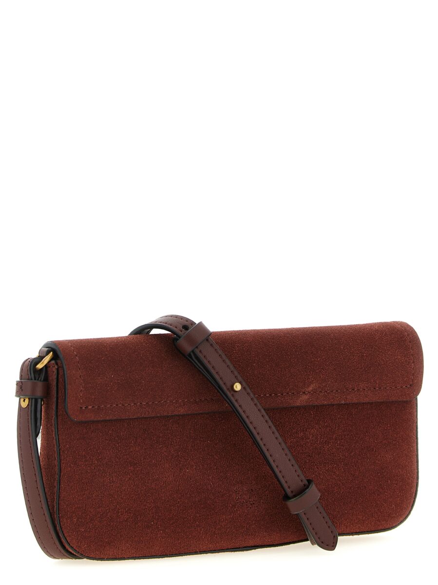 PINKO Bordeaux Cowhide Shoulder Bag - Image 2
