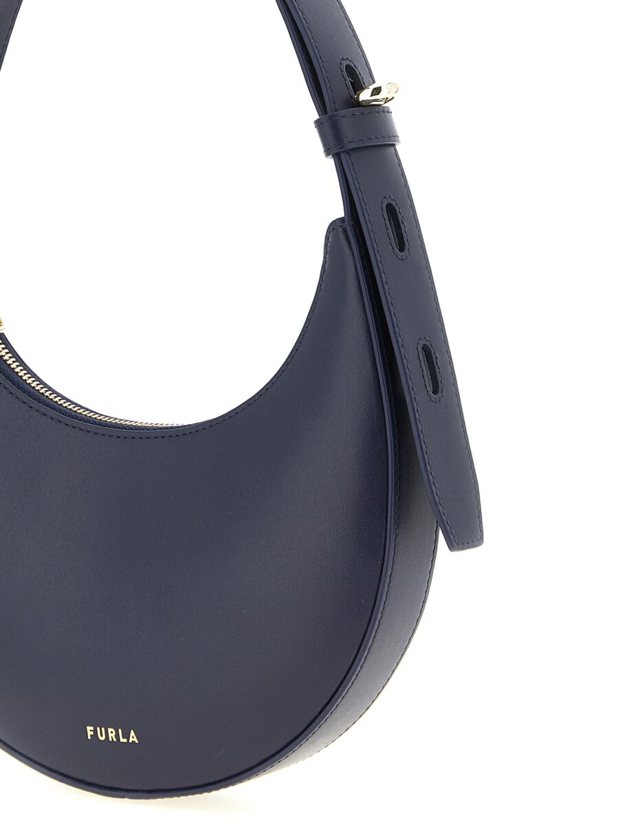 Furla Blue Calfskin Shoulder Bag - Image 3
