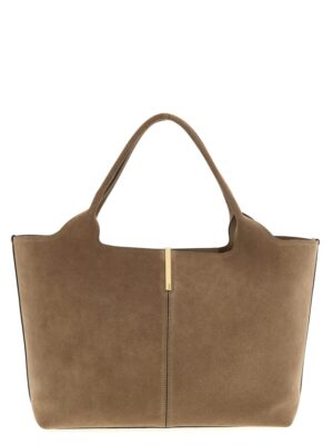 Tod's Beige Calfskin Tote Bag
