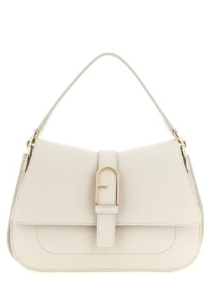 Furla Beige Calfskin Shoulder Bag