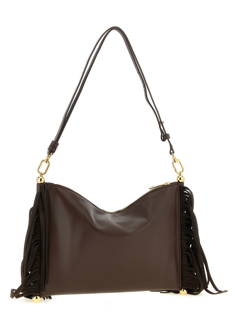 Furla Brown Lamb Leather Shoulder Bag - Image 2