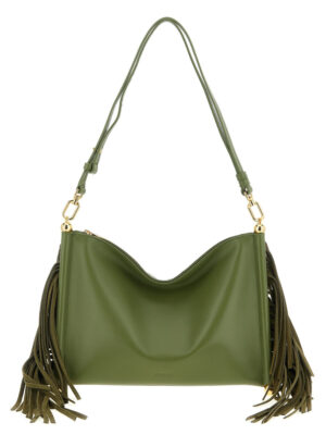 Furla Bicolor Lamb Leather Shoulder Bag