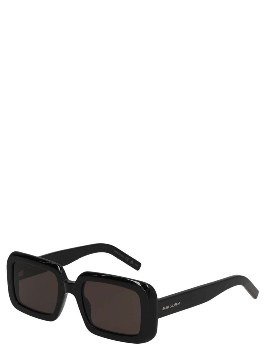 Saint Laurent Black Acetate Sunglasses - Image 3