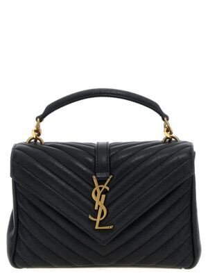 Saint Laurent Black Calfskin Crossbody Bag
