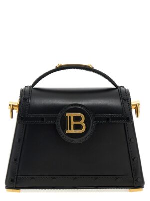 Balmain Black Calfskin Handbag