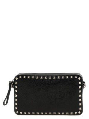 Valentino Garavani Black Calfskin Crossbody Bag