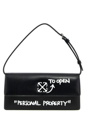 Off-White Bicolor Calfskin Shoulder Bag