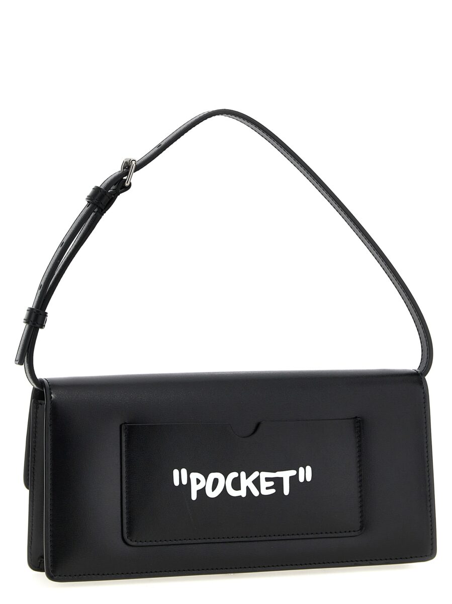 Off-White Bicolor Calfskin Shoulder Bag - Image 2