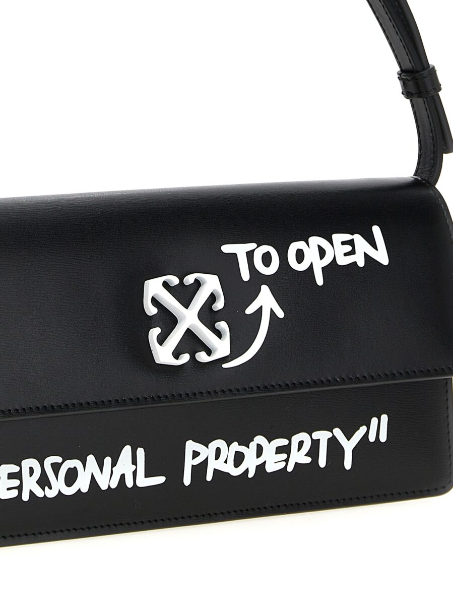 Off-White Bicolor Calfskin Shoulder Bag - Image 3