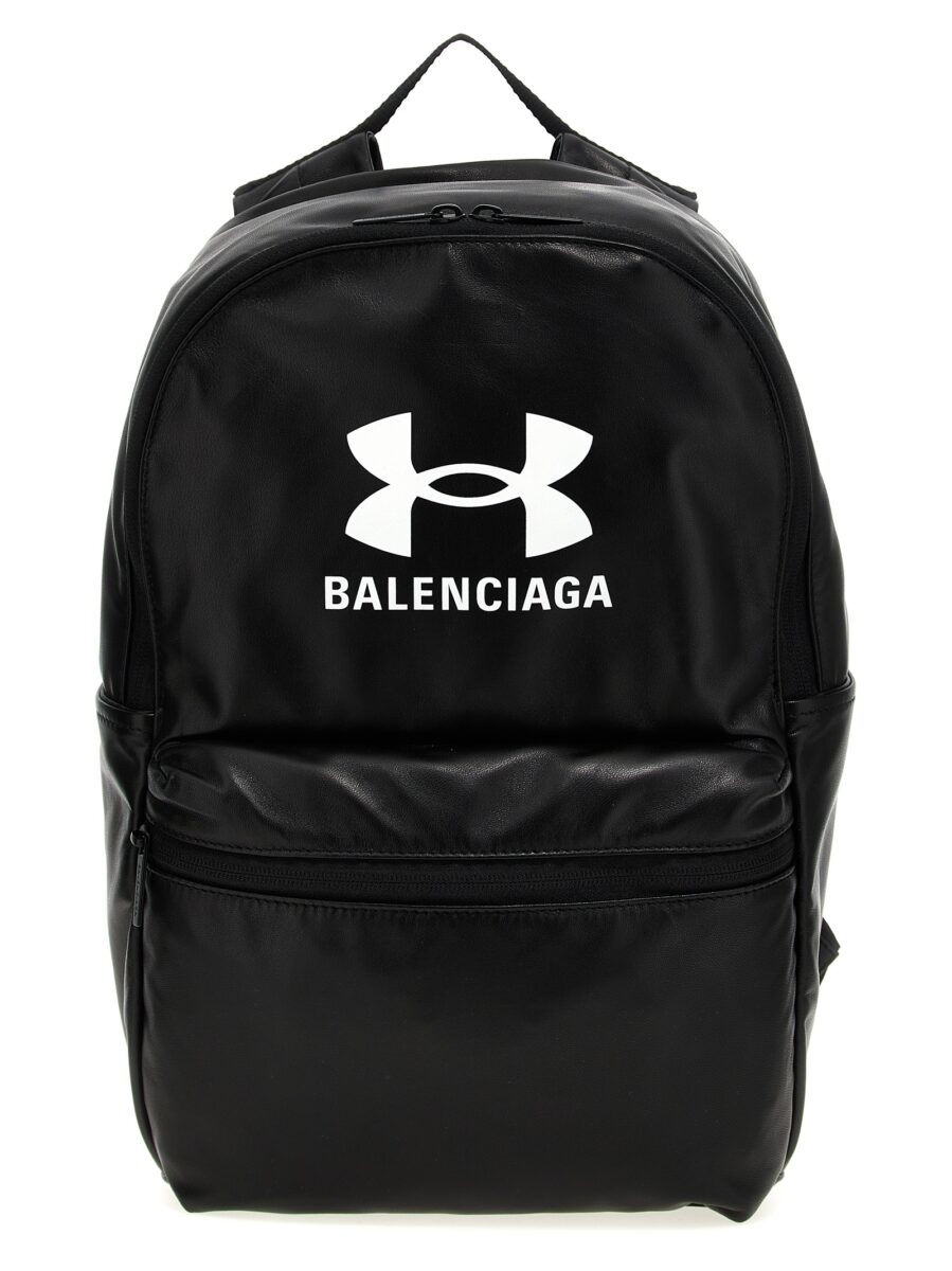 Balenciaga Bicolor Lamb Leather Backpack