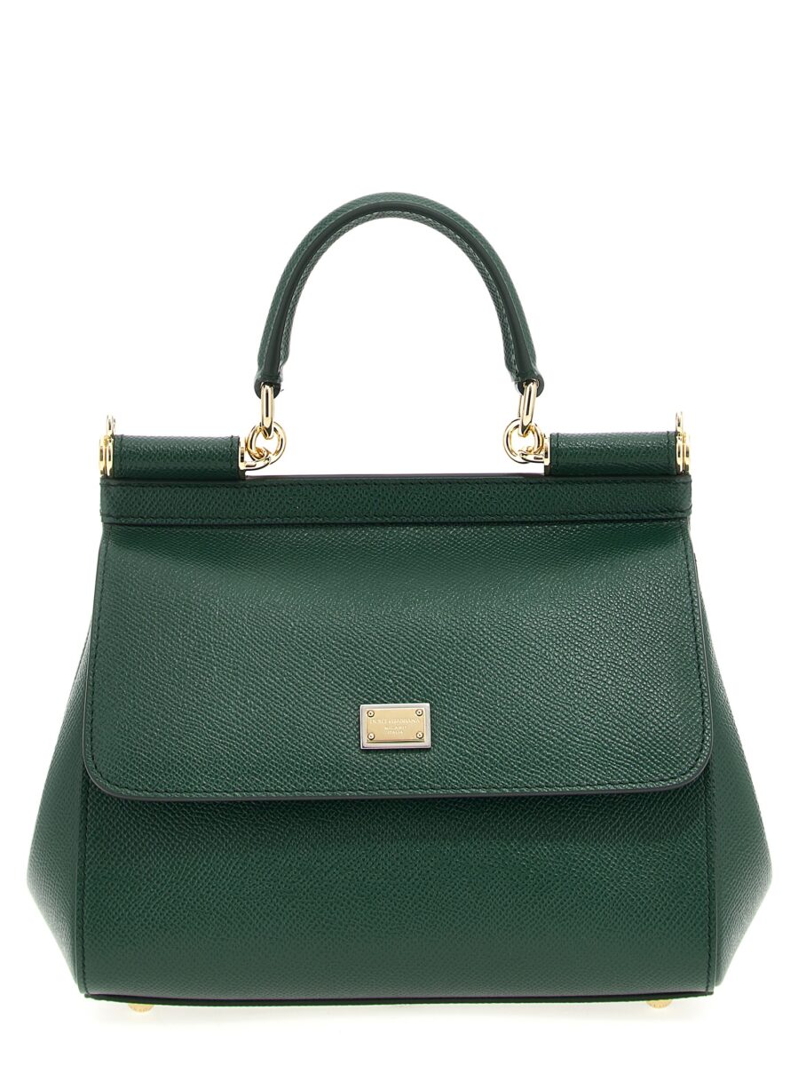 Dolce & Gabbana Bicolor Calfskin Handbag