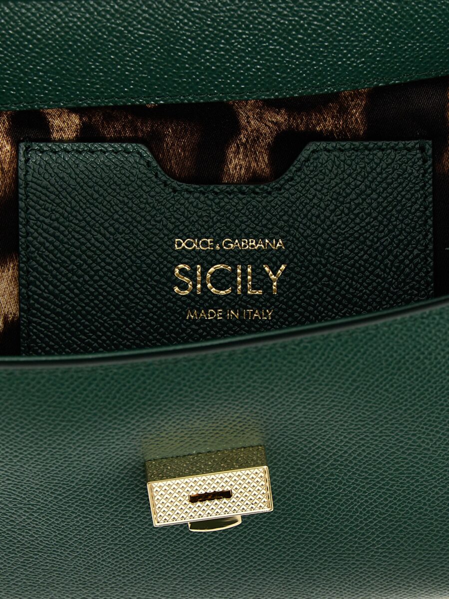 Dolce & Gabbana Bicolor Calfskin Handbag - Image 4