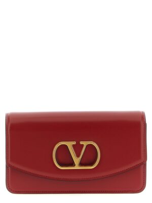 Valentino Garavani Multicolor Calfskin Clutch Bag