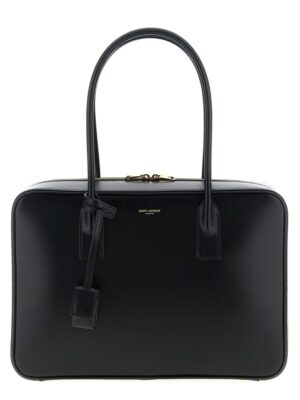Saint Laurent Black Calfskin Shoulder Bag