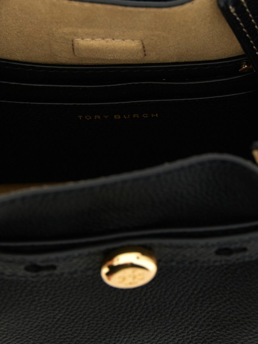 Tory Burch Black Cowhide Crossbody Bag - Image 4