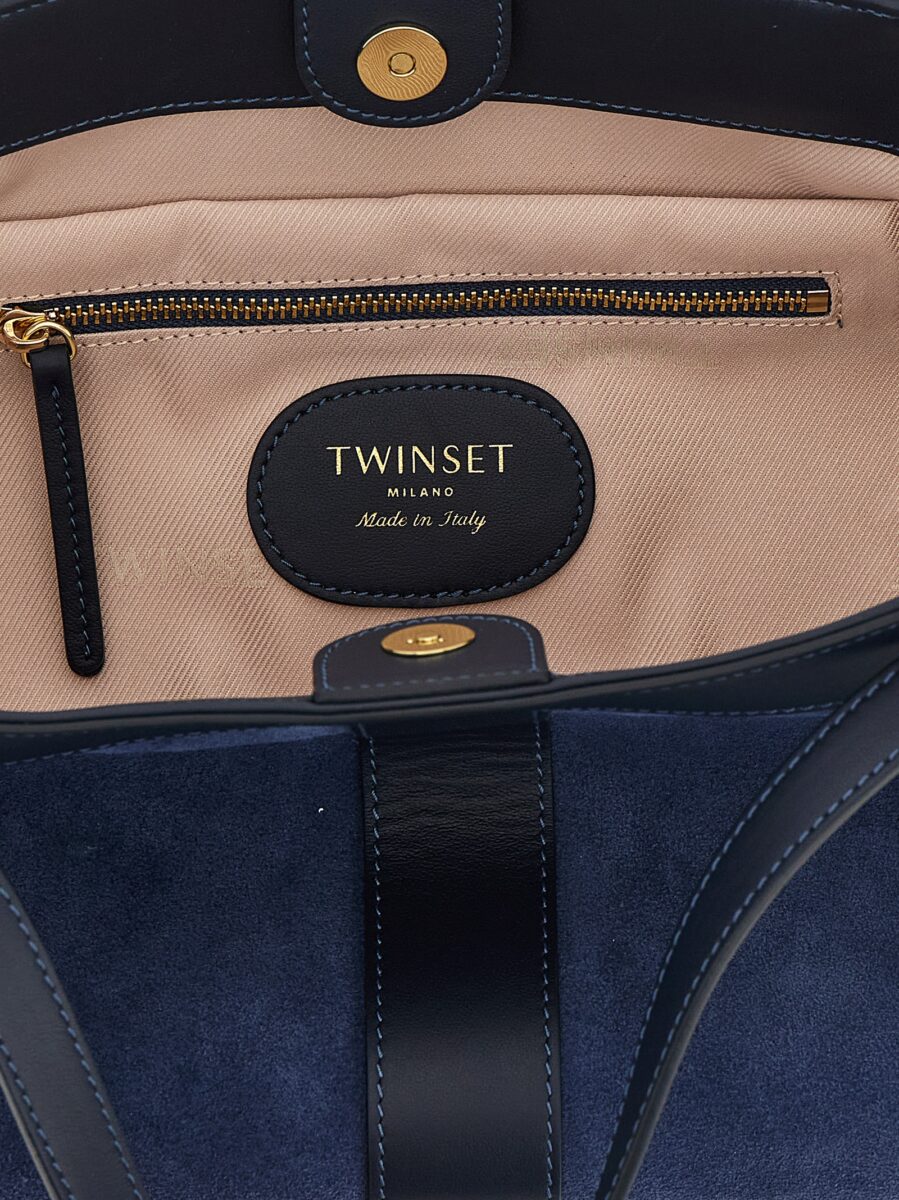Twinset Blue Polyethylene Shoulder Bag - Image 4