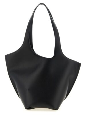 The Attico Black Calfskin Shoulder Bag