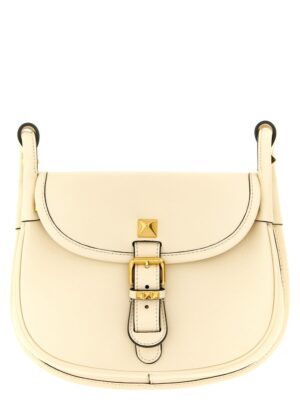 Valentino Garavani White Calfskin Shoulder Bag