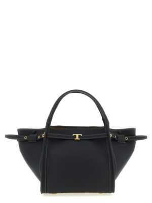 Tod's Black Calfskin Tote Bag