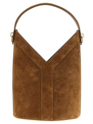 Saint Laurent Brown Calfskin Shoulder Bag