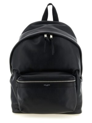 Saint Laurent Black Calfskin Backpack