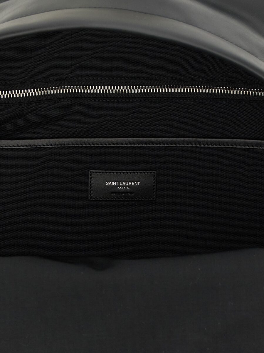 Saint Laurent Black Calfskin Backpack - Image 4