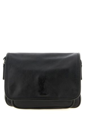 Saint Laurent Black Calfskin Crossbody Bag