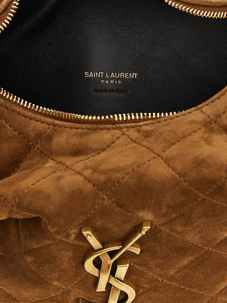 Saint Laurent Brown Calfskin Handbag - Image 4