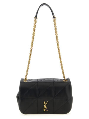 Saint Laurent Black Lamb Leather Shoulder Bag