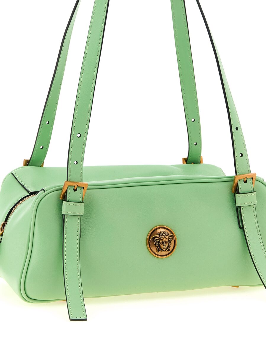 Versace Bicolor Lamb Leather Shoulder Bag - Image 3
