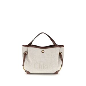 ChloƩ Beige Fabric Shoulder Bag