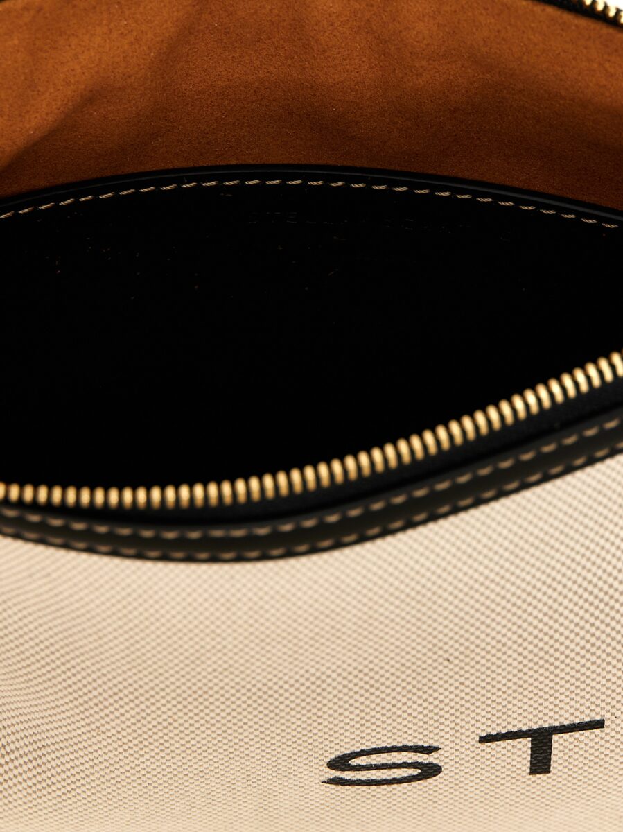 Stella McCartney Beige Cotton Clutch Bag - Image 4