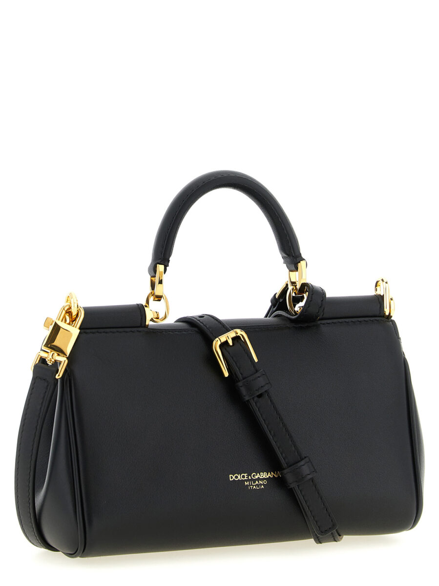 Dolce & Gabbana Black Calfskin Handbag - Image 2