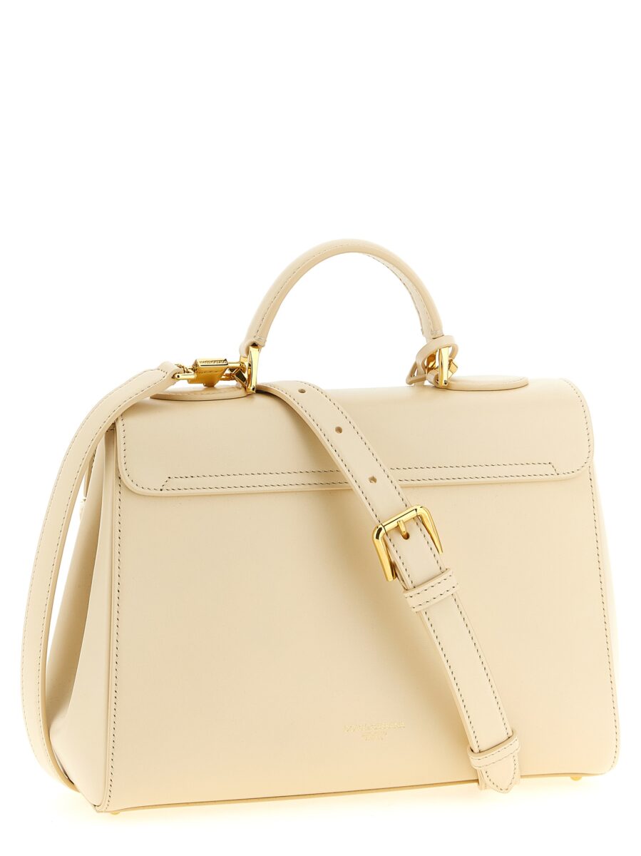 Dolce & Gabbana White Lamb Leather Handbag - Image 2