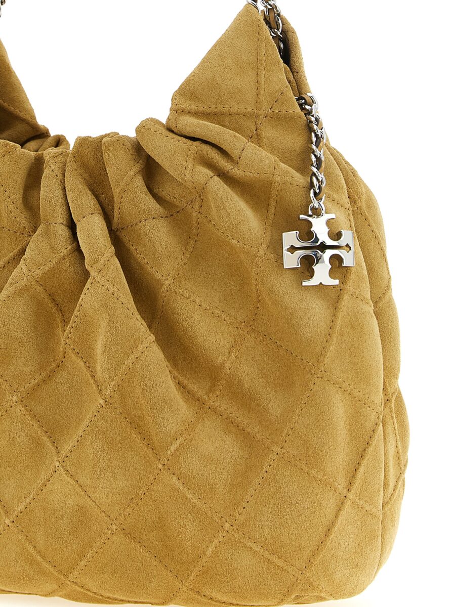 Tory Burch Beige Calfskin Shoulder Bag - Image 3