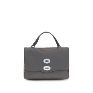 Zanellato Gray Calf Leather Bos Taurus Handbag