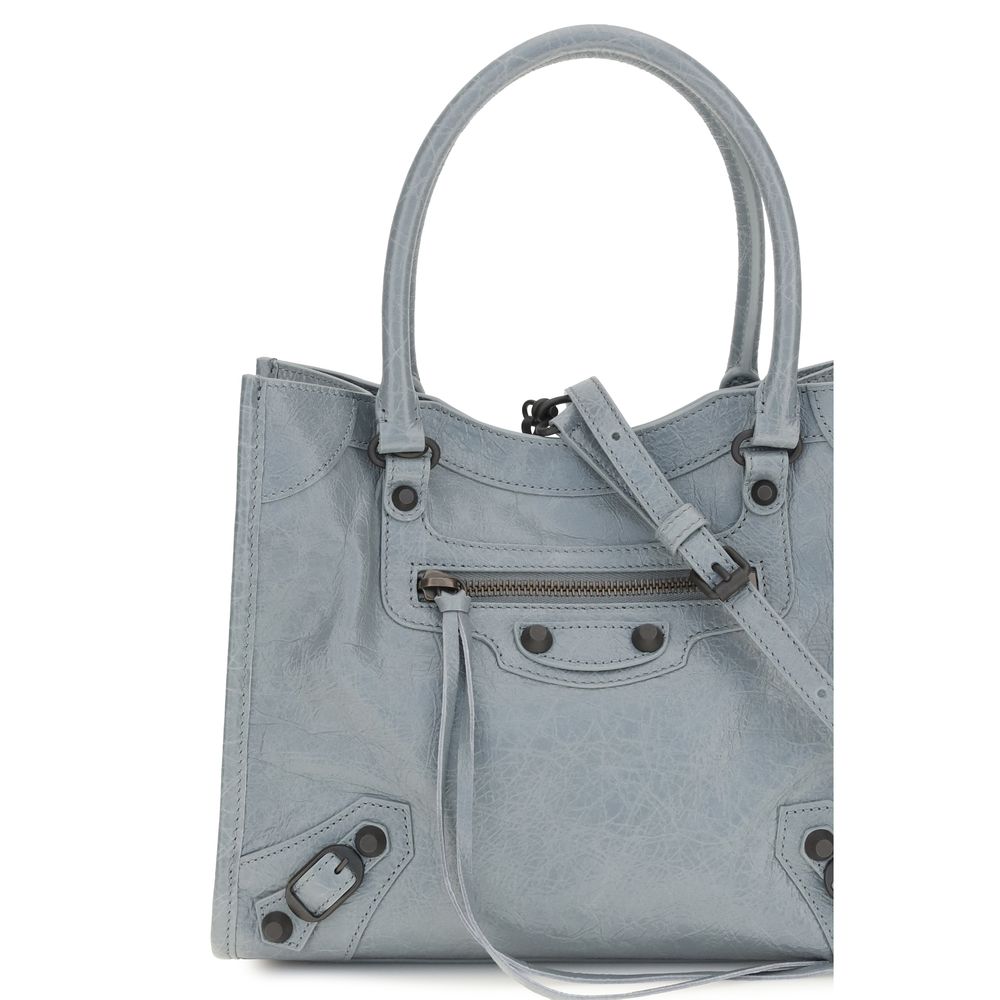 Balenciaga Blue Lamb Handbag - Image 4